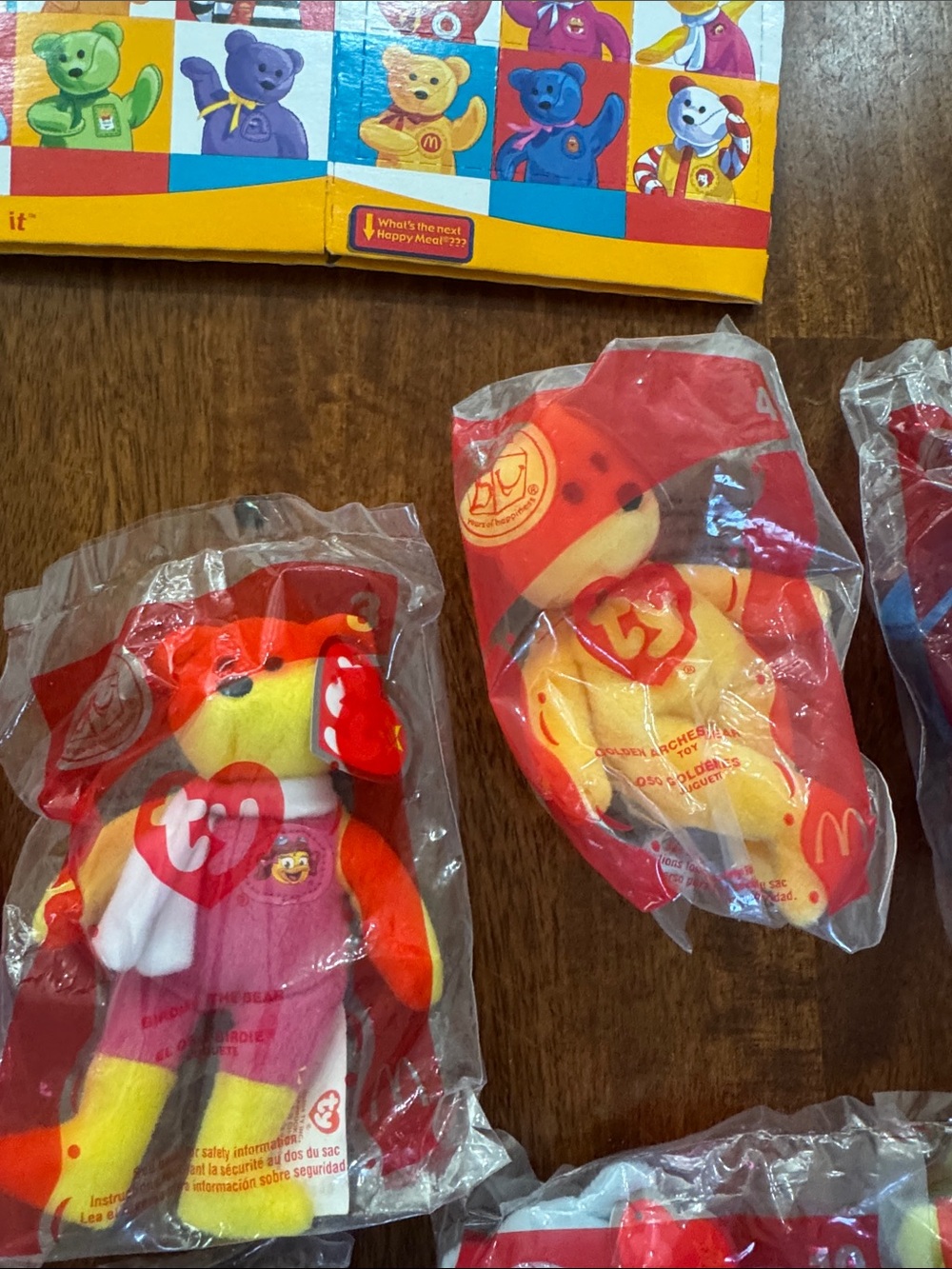 2004 New Full Set McDonalds Teenie Beanie collab with original Happy Meal Box - Picture 5 of 14